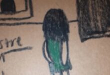 Menino de 6 anos revela que vê criatura no pé da cama; pai pede para ele desenhar e detalhe vai te deixar chocado